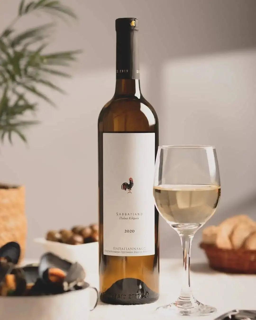 Savatiano Old Vines Weißwein 2024 trocken mit Zitrus- und Apfelnoten aus Attika Markopoulo