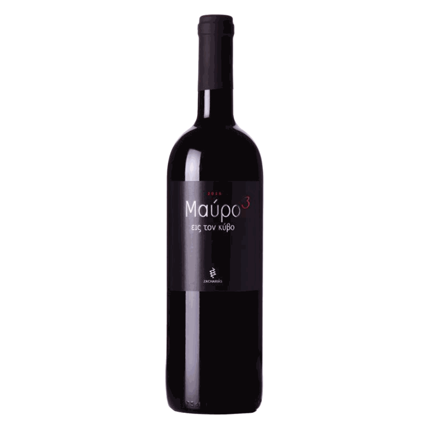 Zacharias Black Cubed Rotwein 2020 aus Peloponnes mit Agiorgitiko, Merlot und Mavrodaphne, Barrique gereift, aromatisch und vollmundig