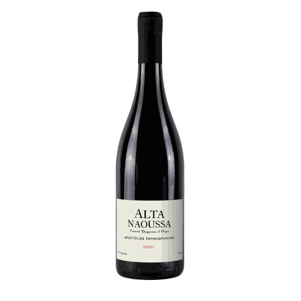 Naoussa Alta 2019 Rotwein aus Xinomavro Trauben, rubinrot mit fruchtigen und mediterranen Aromen, trocken und elegant