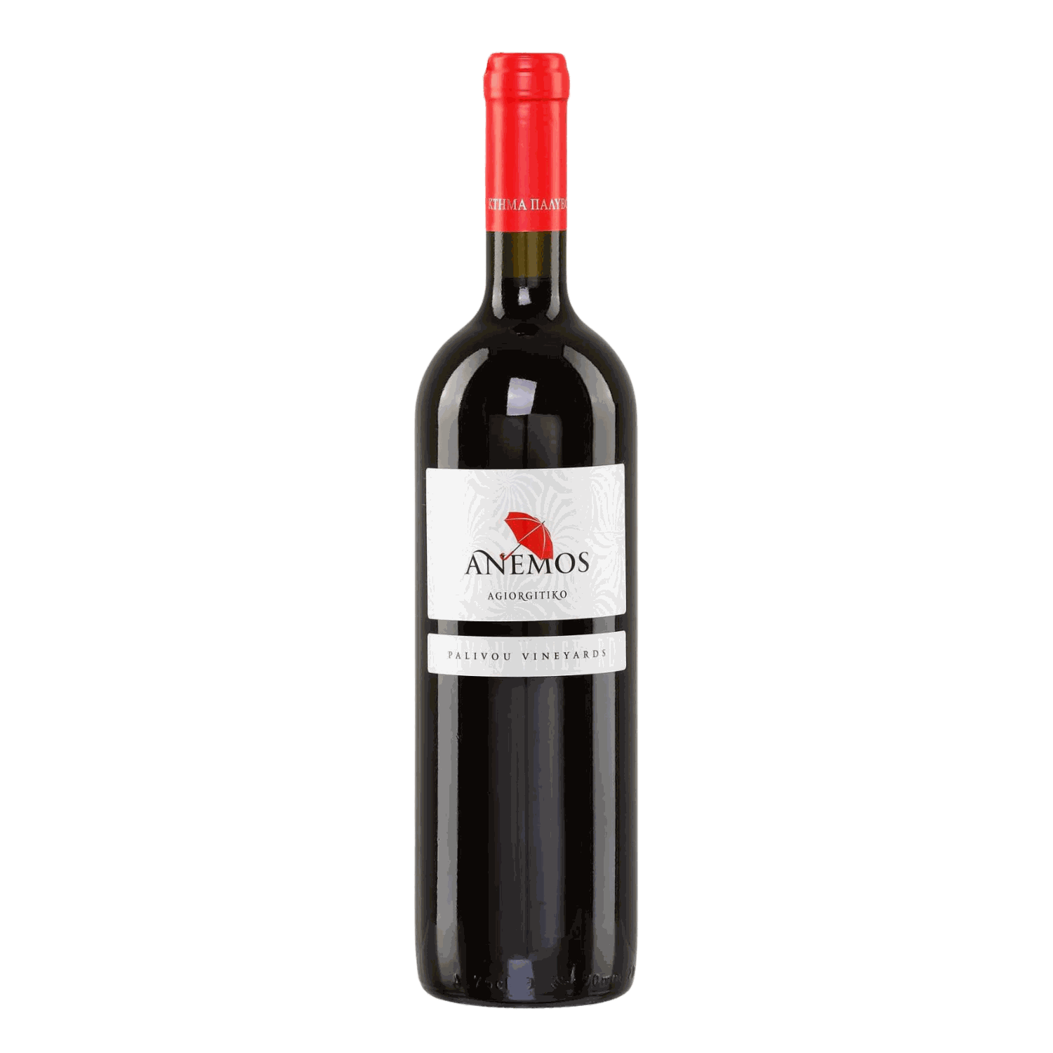 Anemos Rotwein 2023 Agiorgitiko Peloponnes tief dunkel mit fruchtigen Kirsche Erdbeere Himbeere Noten