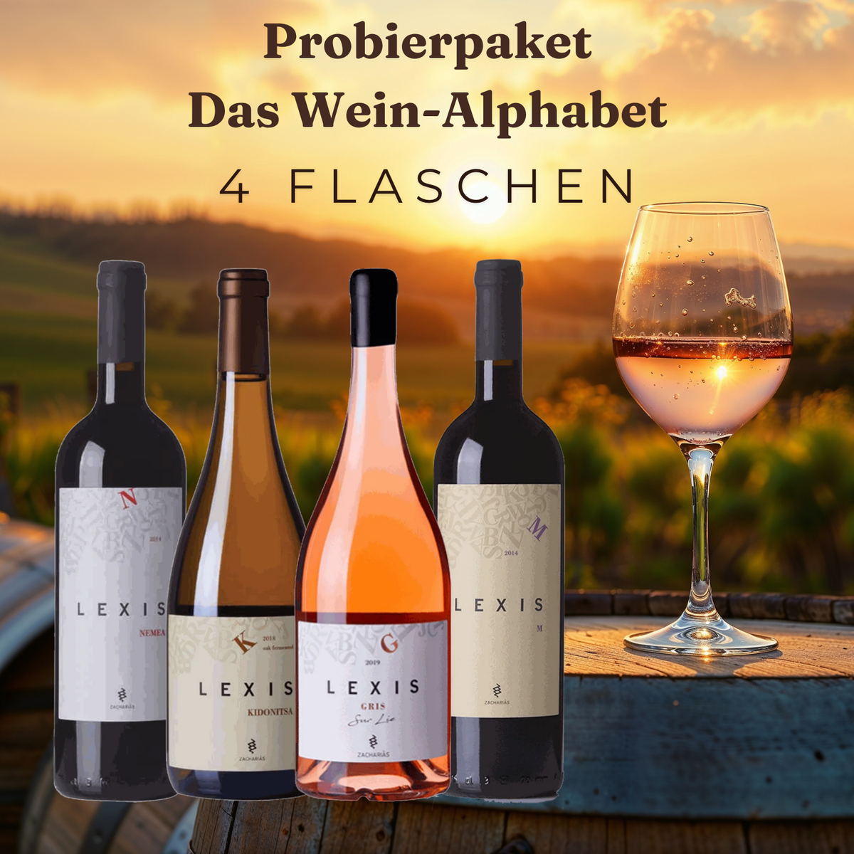 Lexis-Probierpaket: Das Wein-Alphabet