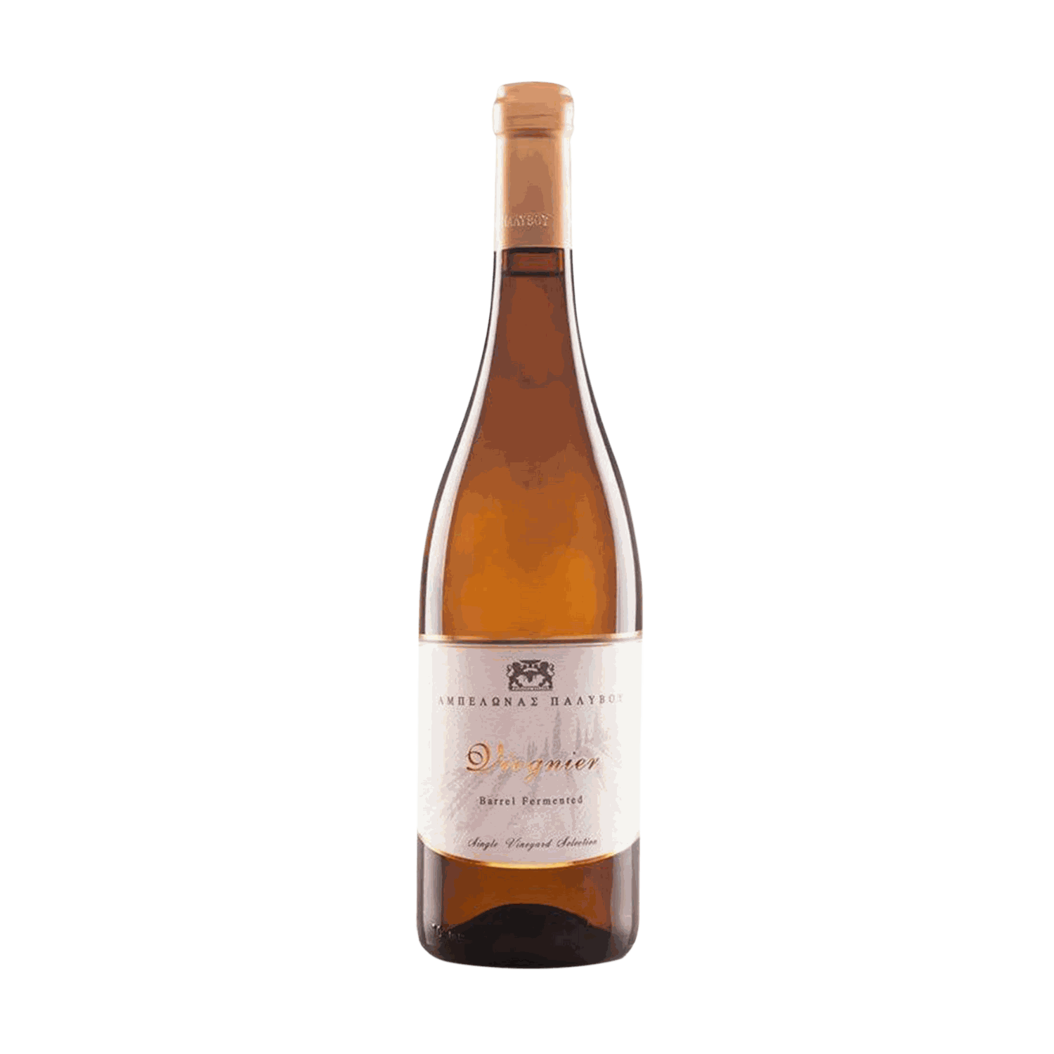 Viognier Palivou weißer griechischer Wein mit Aprikosen- und Pfirsichnoten