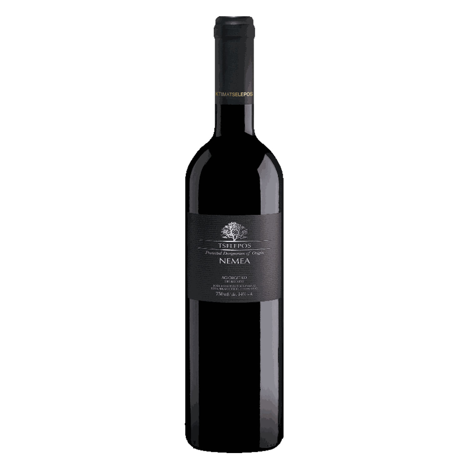 Probierpaket Nemea Rotwein Flasche aus Griechenland mit edlem Etikett