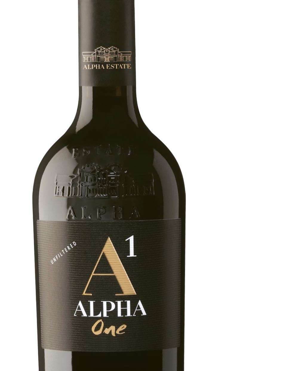 Alpha Estate ONE Rotwein 2018 aus Florina mit Xinomavro und Montepulciano, 14,5% Vol., Korkverschluss, komplexes Aroma roter Waldbeeren.