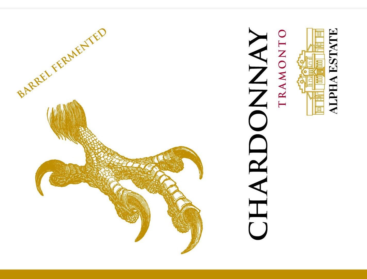 Ecosystem Chardonnay Alpha Estate Barrique gereifter Weißwein aus Florina mit fruchtig-nussigem Aroma