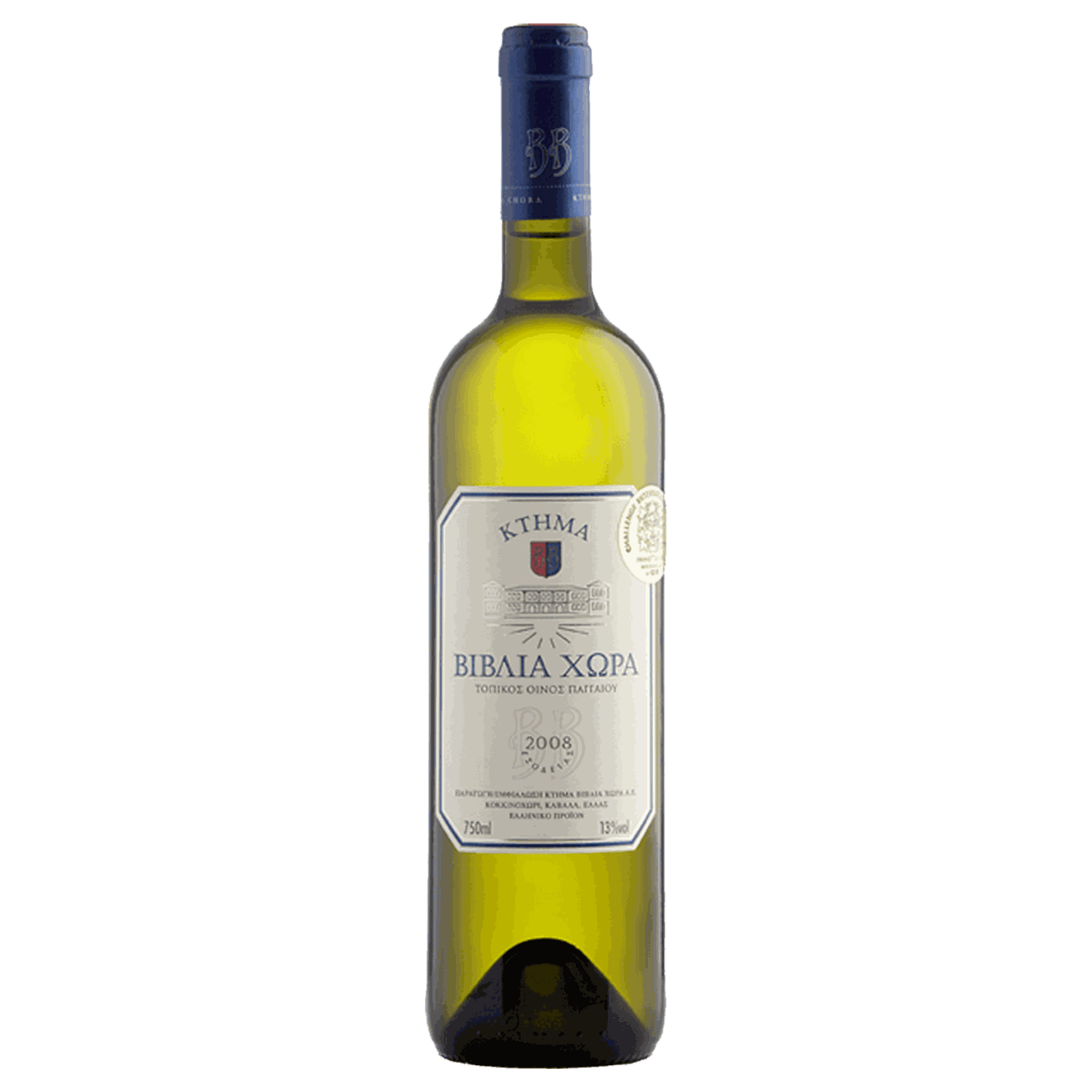 Biblia Chora Weiss Weißwein aus Kavala mit Sauvignon Blanc und Assyrtiko Trauben 2024