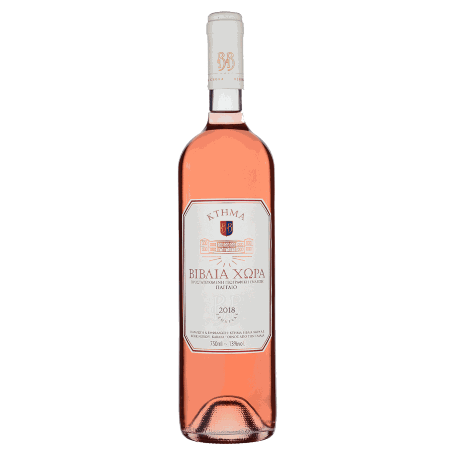 Biblia Chora Rosé 2024 Syrah Wein aus Pangeo mit fruchtigen Kirsch- und Beerennoten