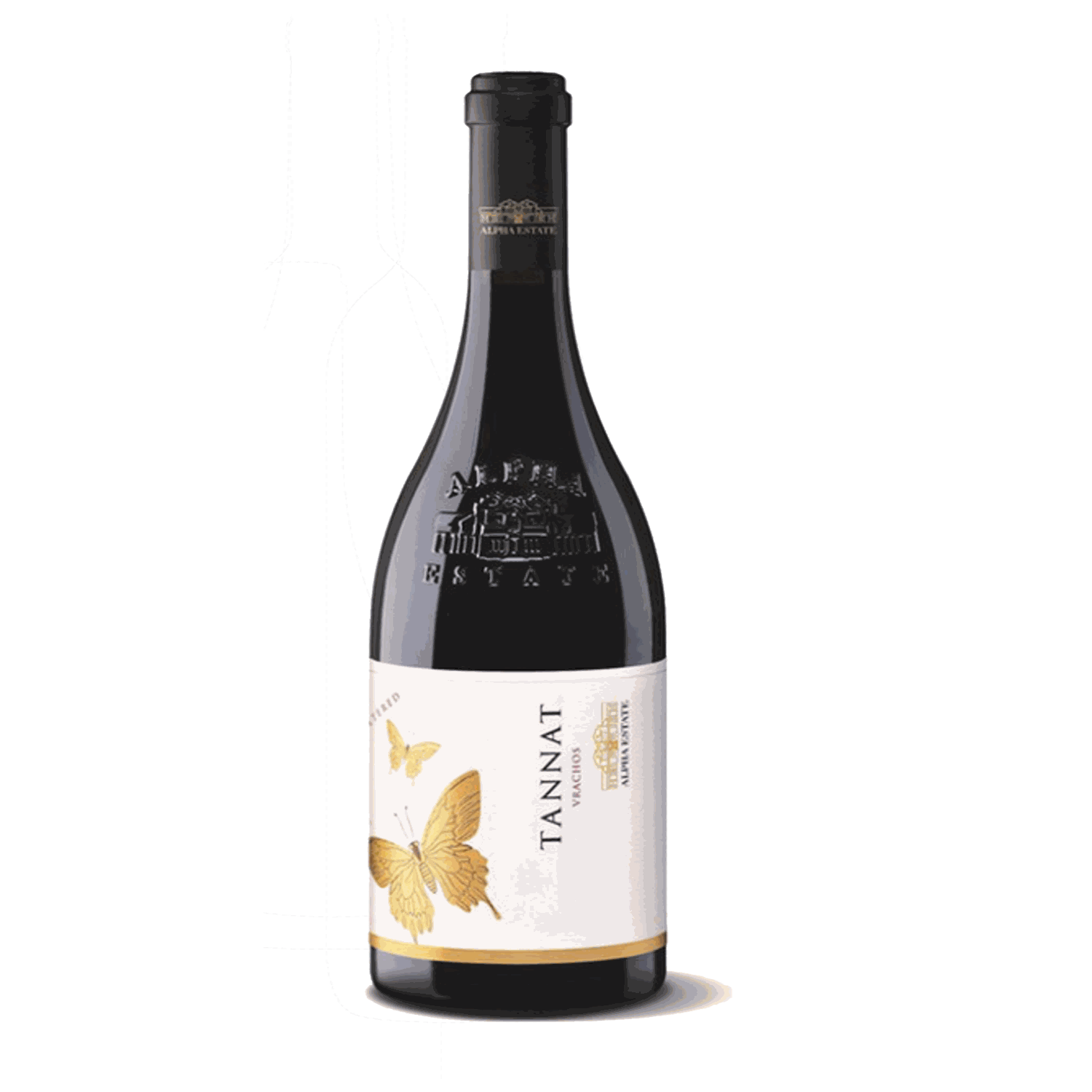 Ecosystem Tannat Rotwein 2018 von Alpha Estate aus Florina mit Holzausbau und Korkverschluss