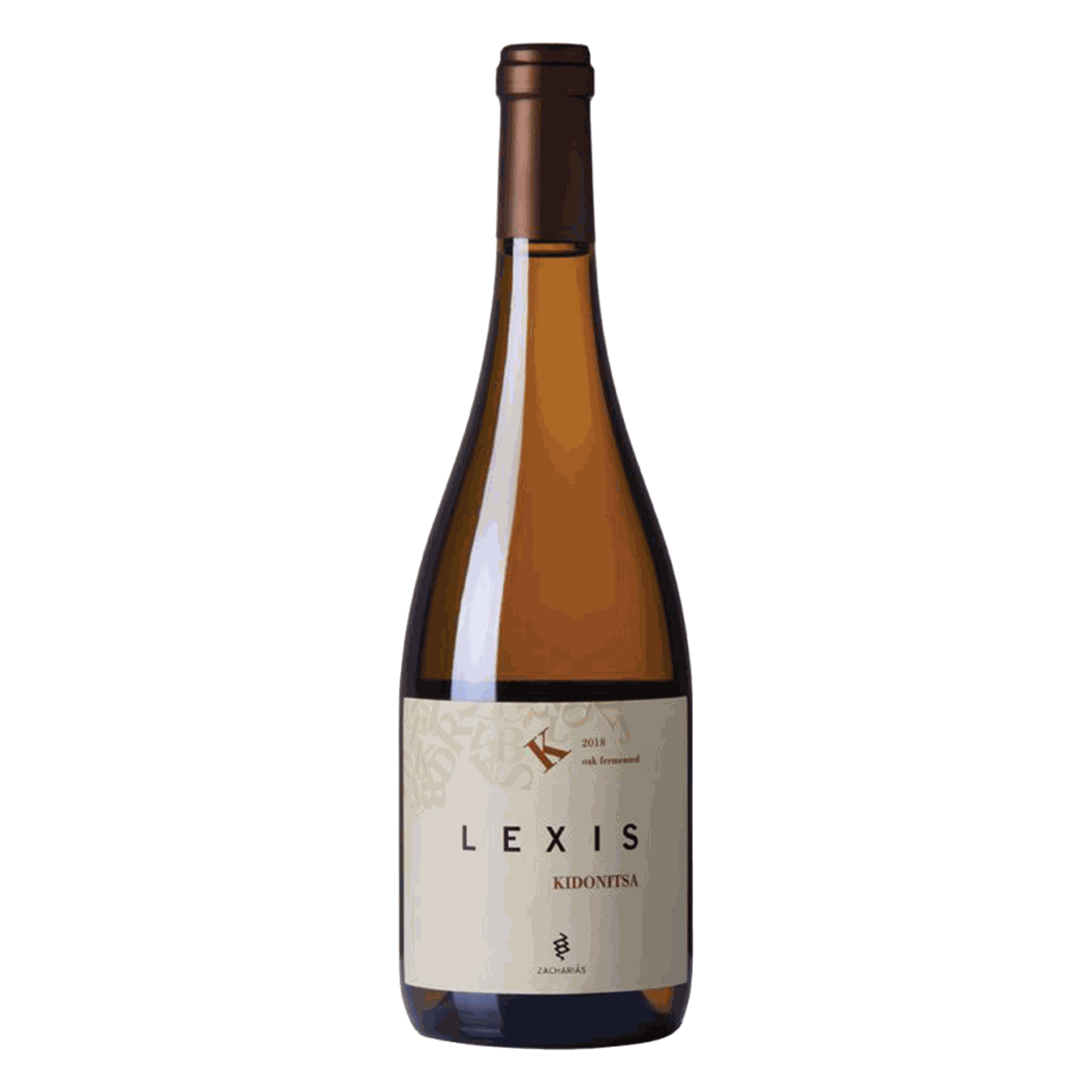 Flasche Lexis Kydonitsa Weißwein 2022 von Zacharias Wines aus Peloponnes, Holzfassausbau, 14% Vol.