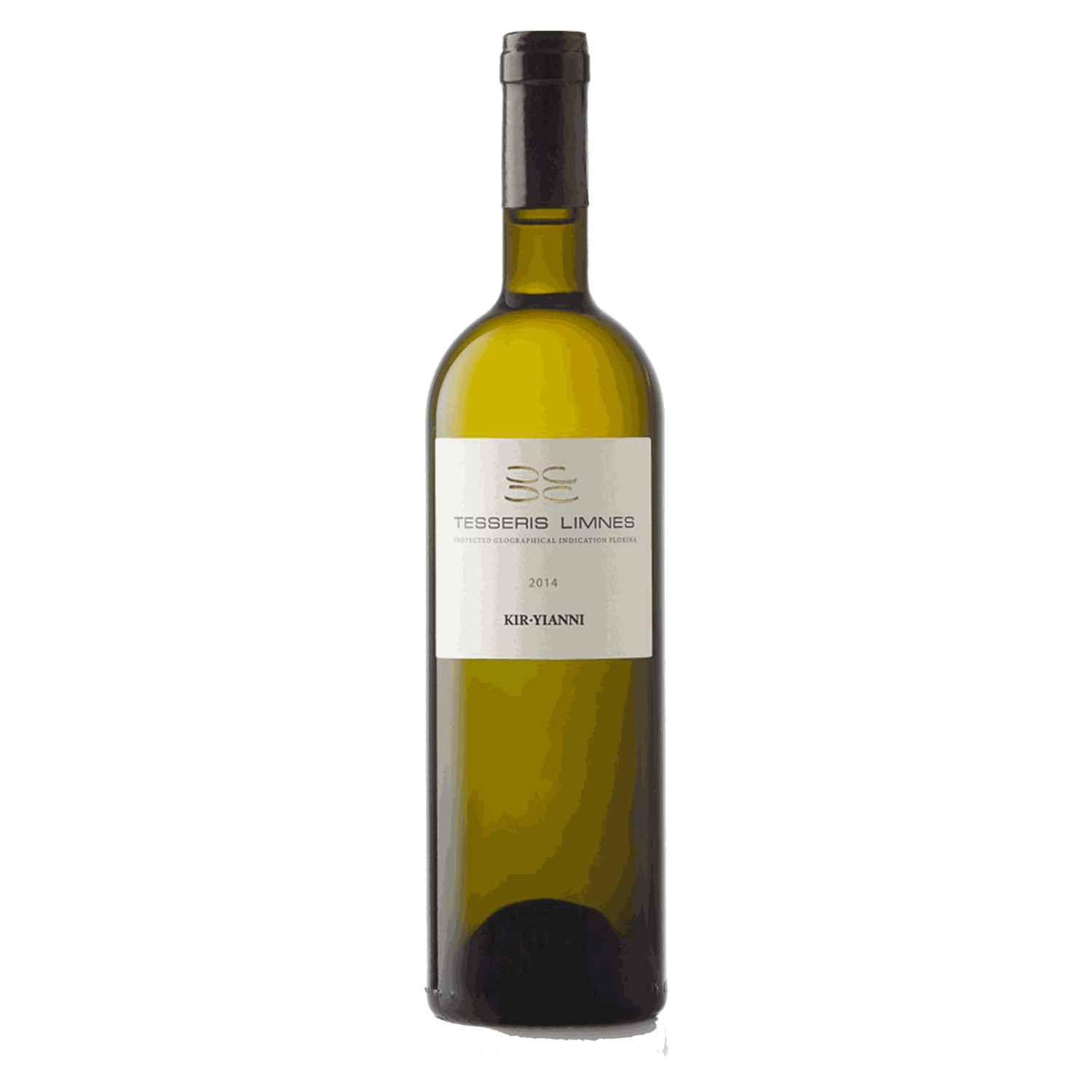 Tesseris Limnes Kir Yianni Weißweinflasche aus Florina mit Gewürztraminer und Chardonnay, trocken, 13,5% Vol.