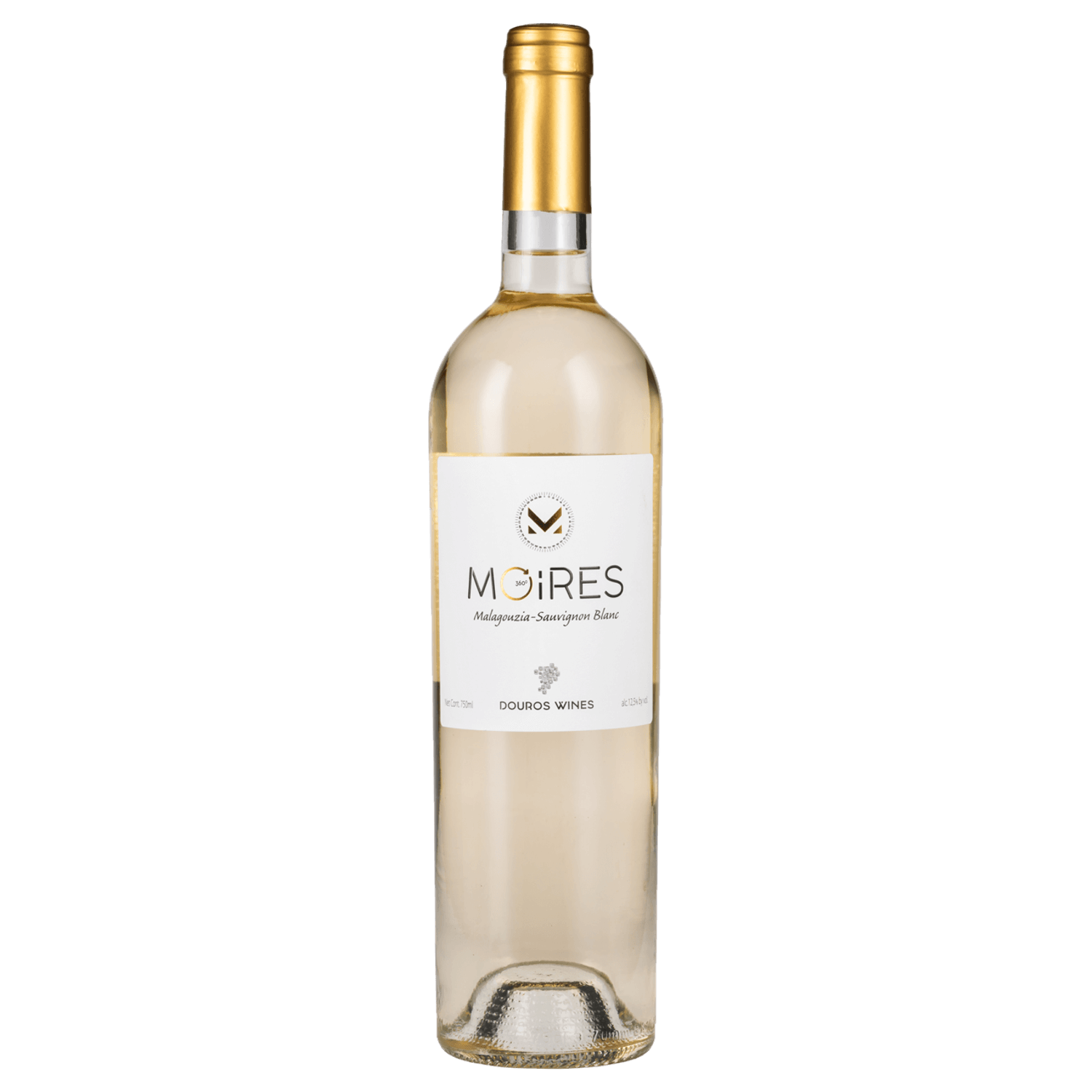 Flasche Mires Malagousia Weißwein von Douros Winery aus Peloponnes, 2024 Jahrgang, 12,5% Vol.