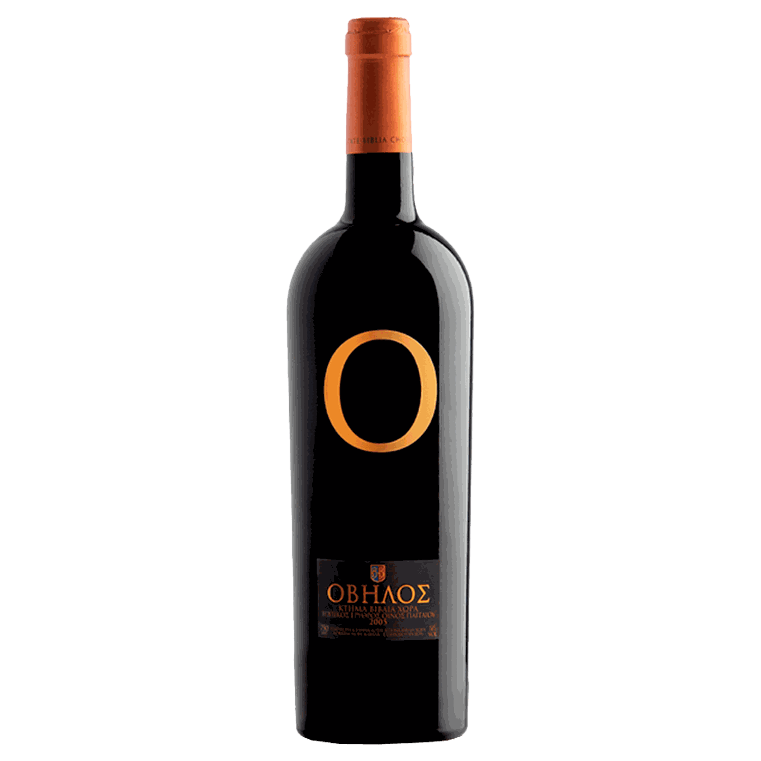 Flasche Ovilos Red Cabernet Sauvignon 2020 mit elegantem Design und oranger Kapsel