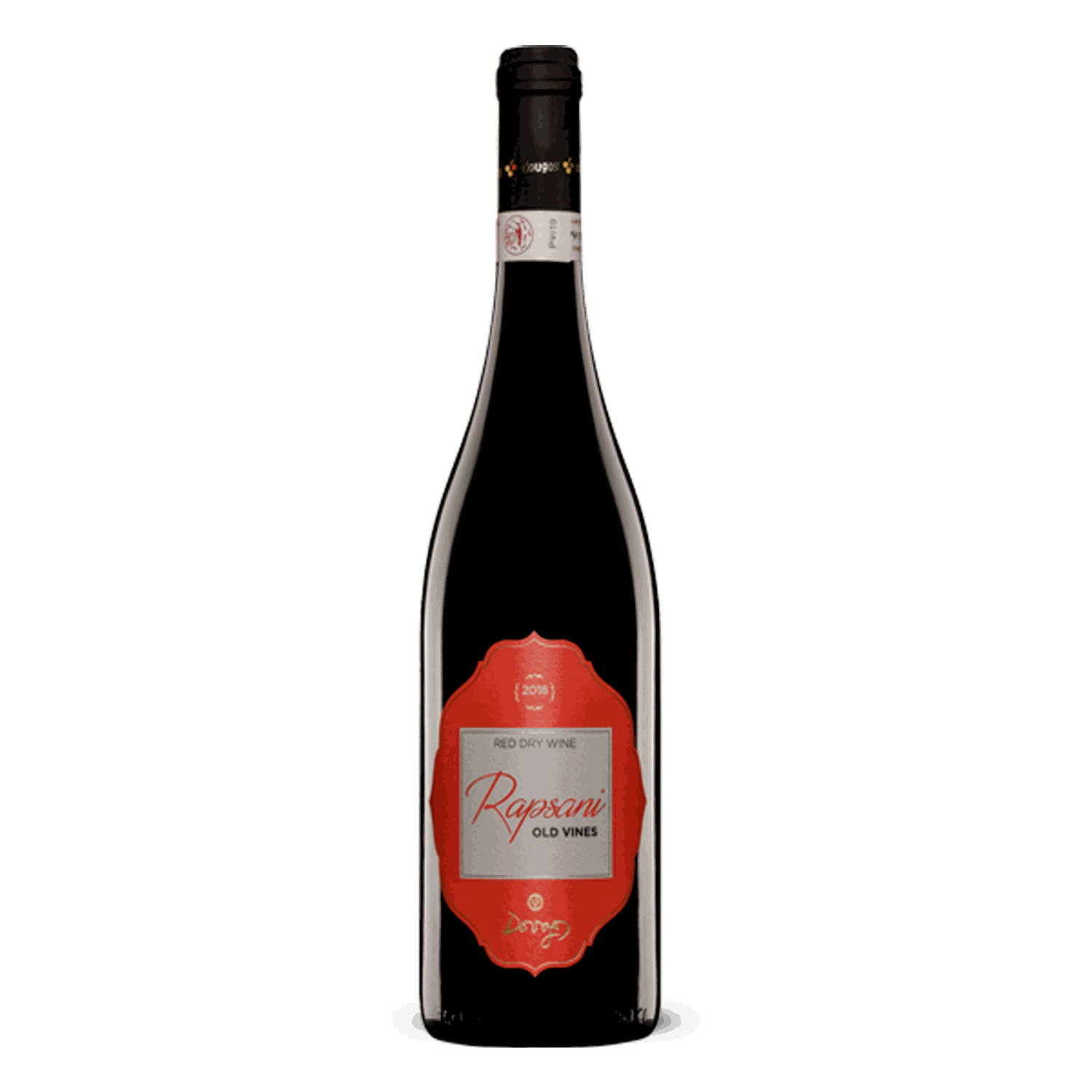 Dougos Rapsani Old Vines Rotwein 2019 Flasche aus Thessalien, Rapsani PDO, trockener Jahrgangswein aus alten Reben