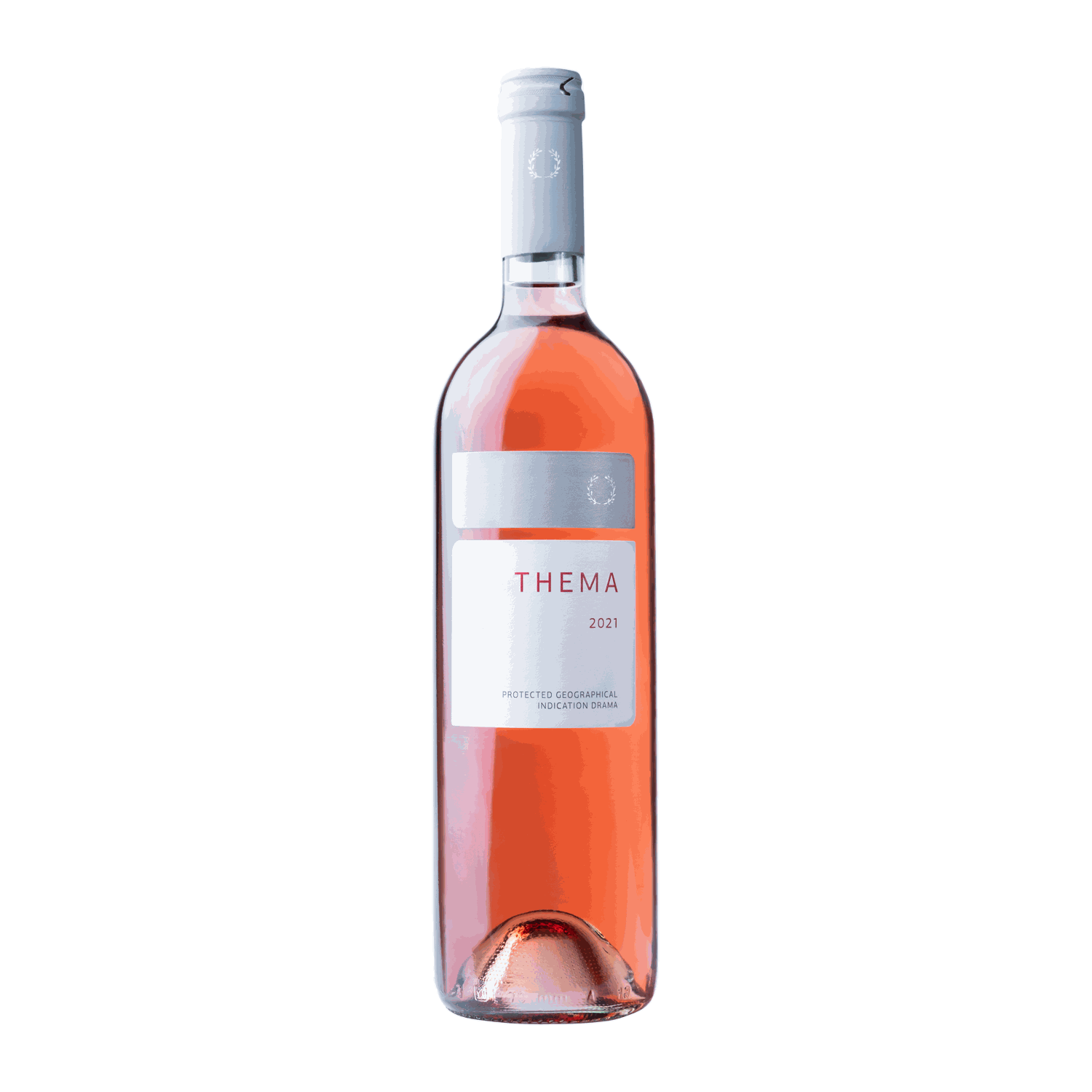 Flasche Pavlidis Thema Rosé 2024 Tempranillo Roséwein aus Drama Griechenland