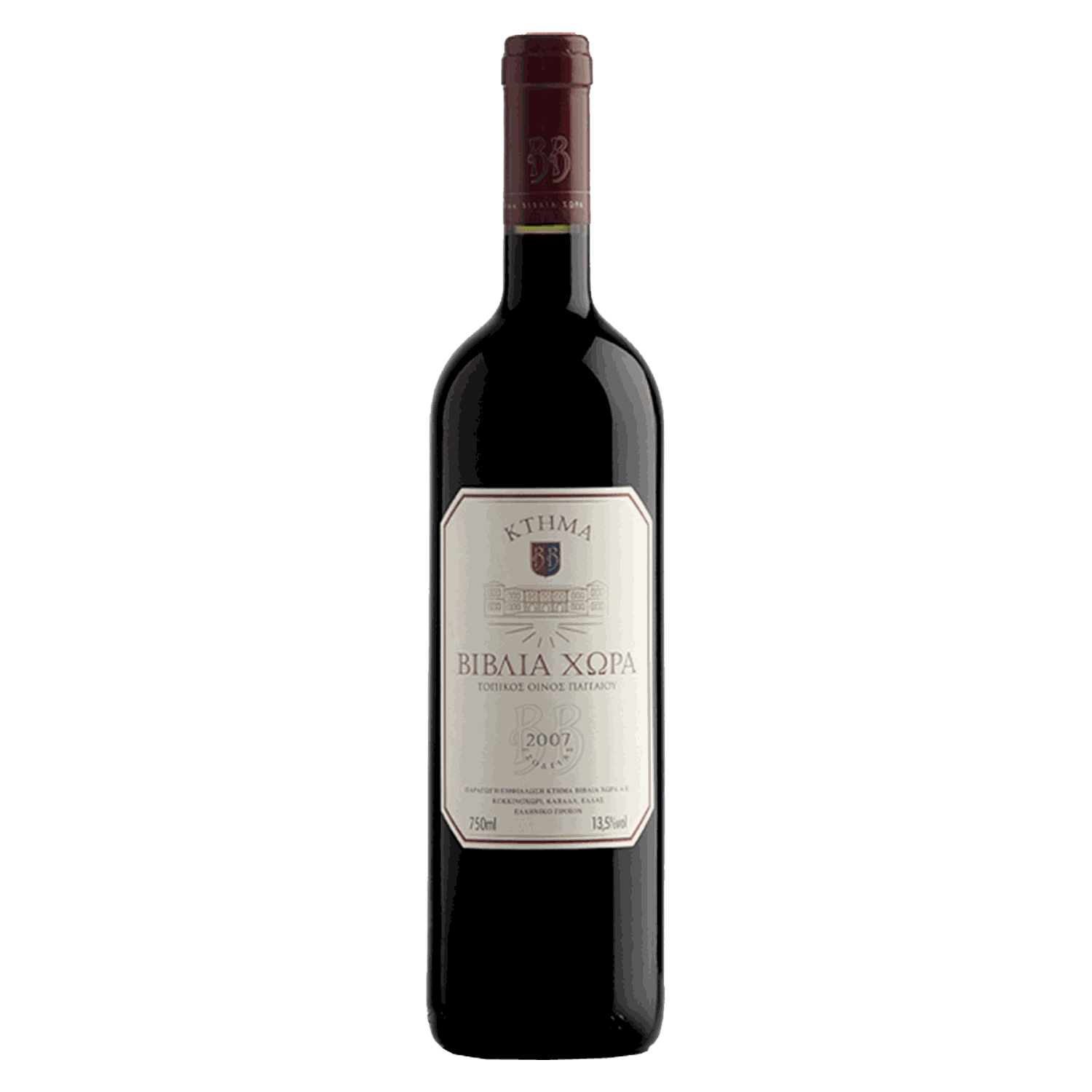 Biblia Chora Rotwein 2021 Cabernet Sauvignon Merlot Pangeo Barrique gereift elegant