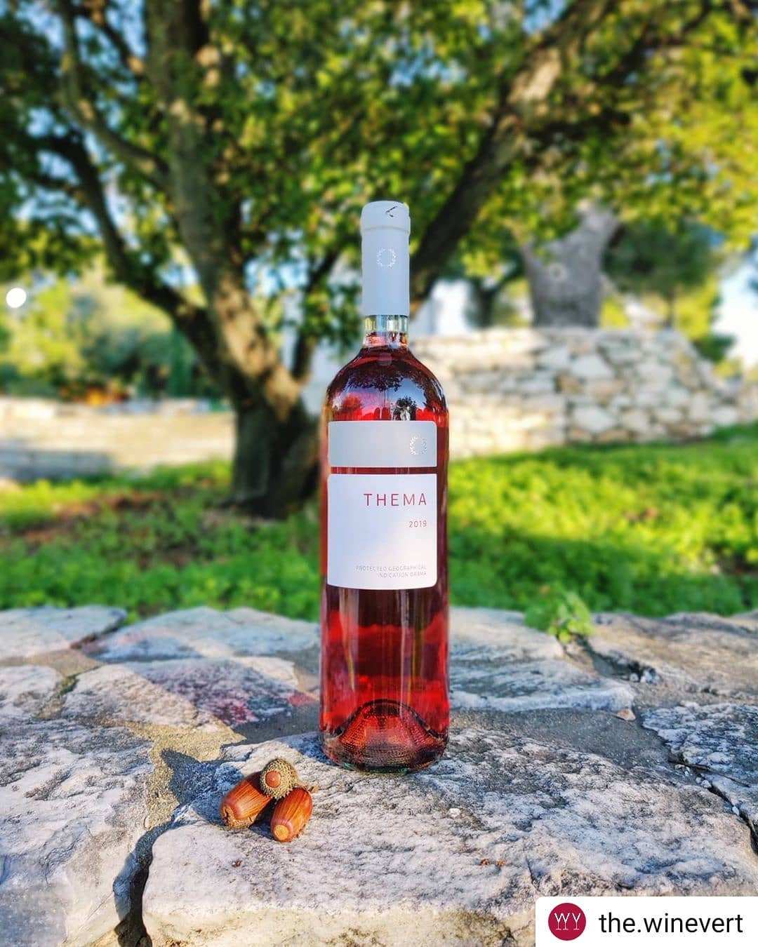 Pavlidis Thema Rosé 2024 Tempranillo fruchtiger Roséwein aus Drama PGI mit Korkverschluss