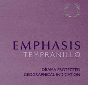 Emphasis Tempranillo Weinetikett Drama PGI rotwein Premiumqualität