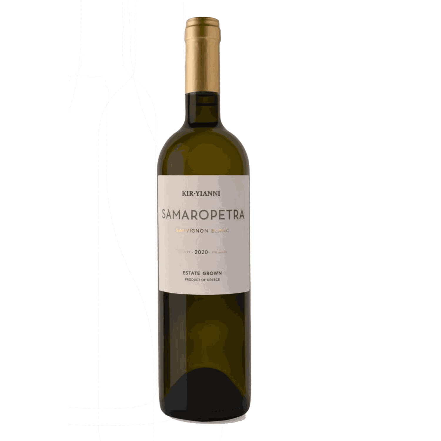 Samaropetra Kir Yianni Sauvignon Blanc Weißwein 2023 aus Florina mit frischen Aromen von Gras, Pfeffer und Kiwi