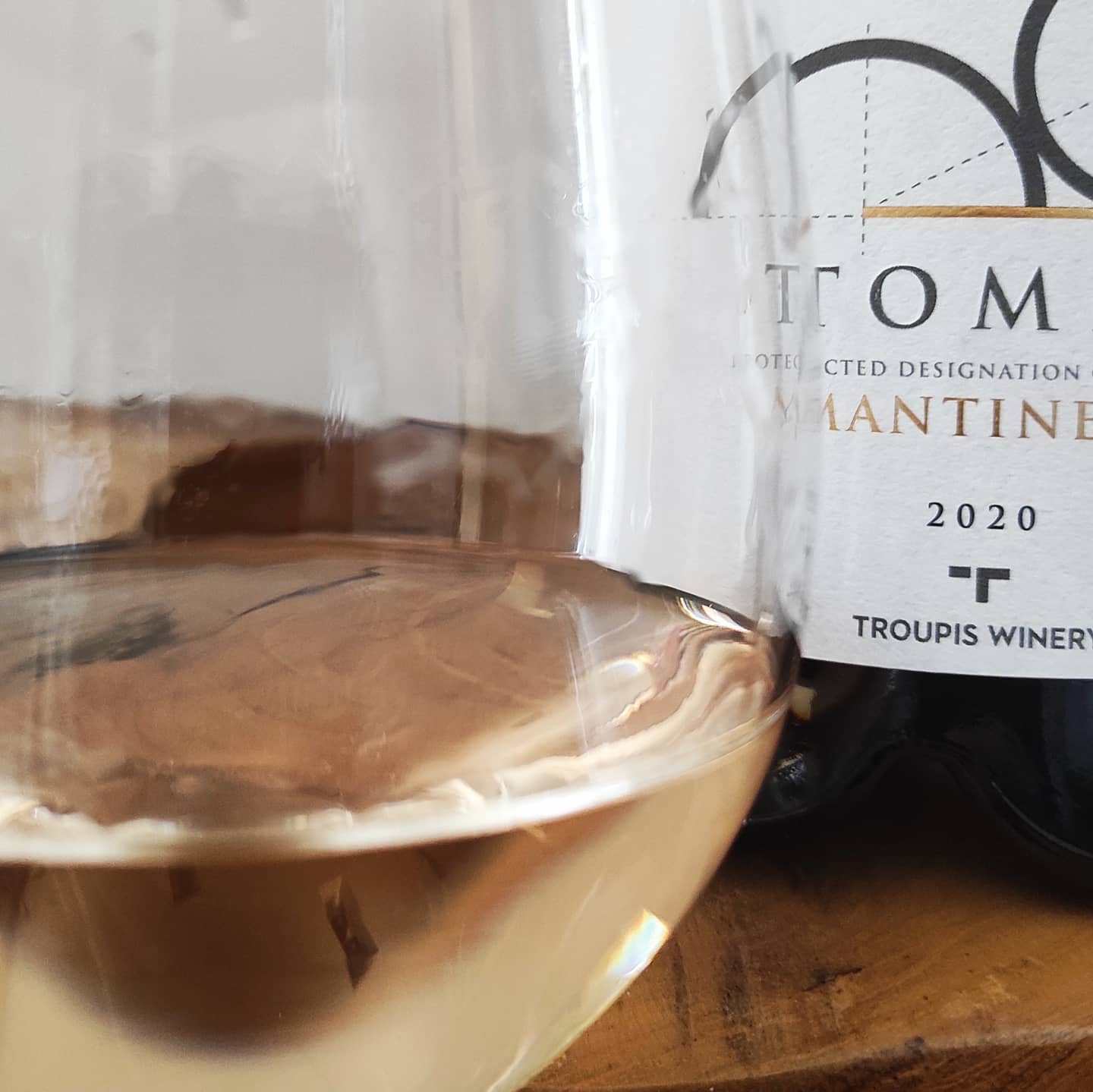 Troupis Tomi Weiß Wein aus Moscofilero Trauben Mantinia PDO trocken und frisch 2023