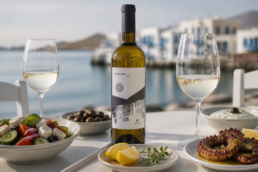 Griechische Weine zu mediterranen Gerichten