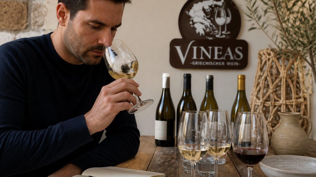 Guten griechischen Wein erkennen: 7 Prüfschritte