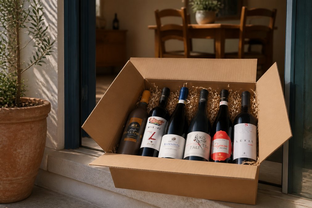 Kostenloser Versand ab 99 € für authentischen griechischen Wein