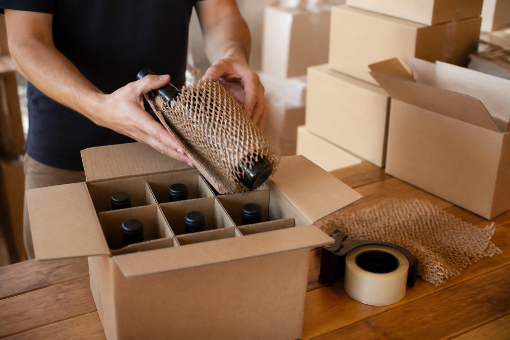 Sicherer Weinversand online: 7 Schritte