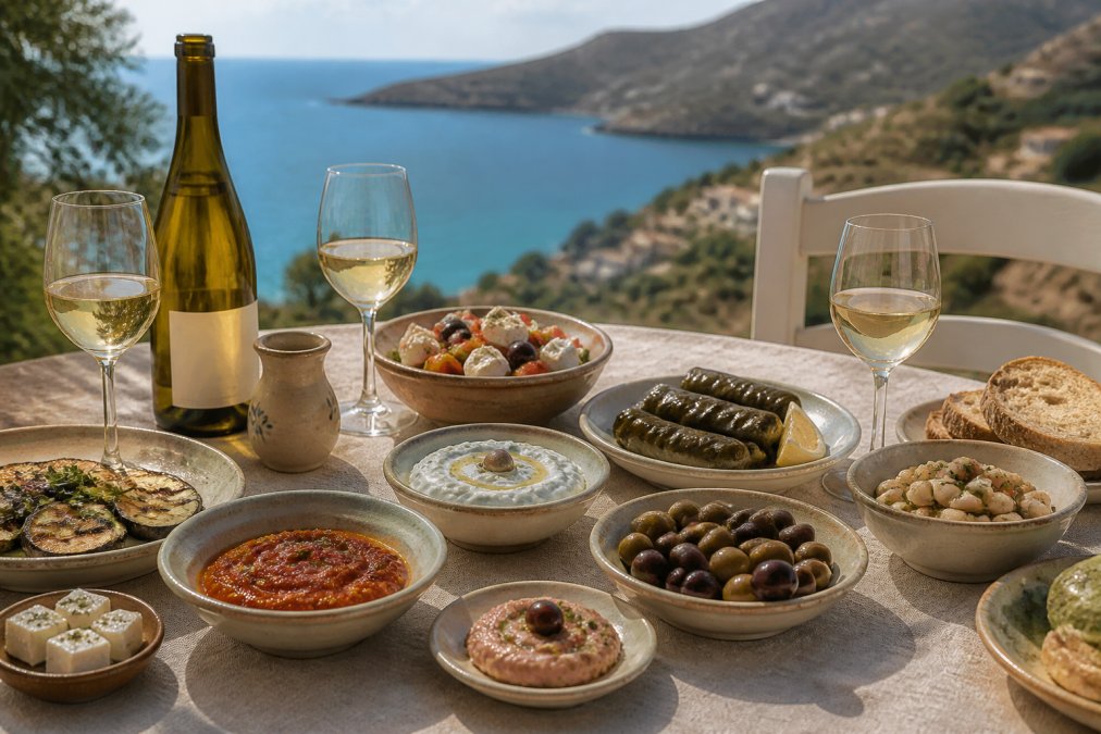 Wein zu griechischen Vorspeisen: Das komplette Pairing-Guide
