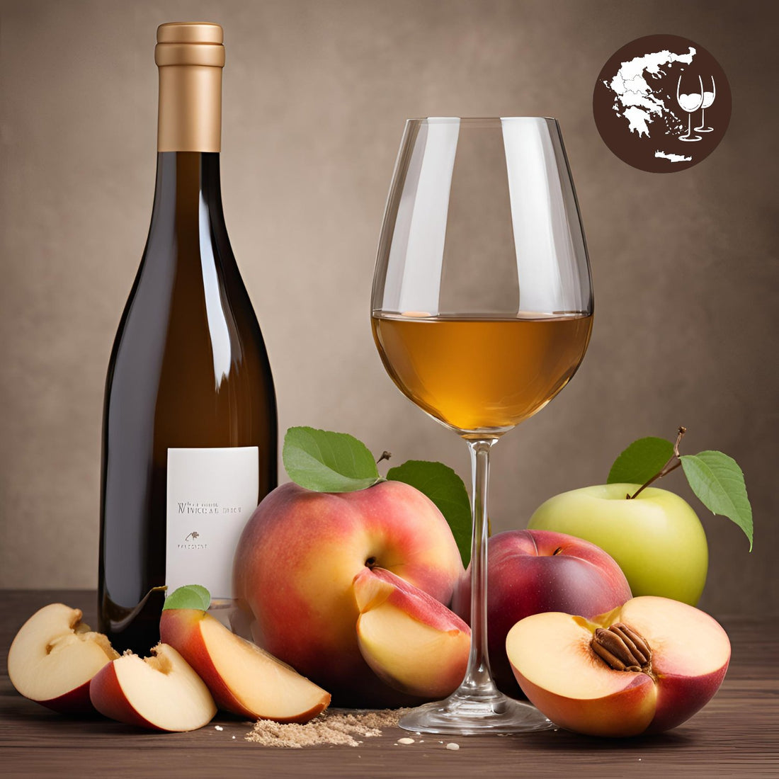 Saftige, gelbe Weintrauben im Savatiano-Weinstock