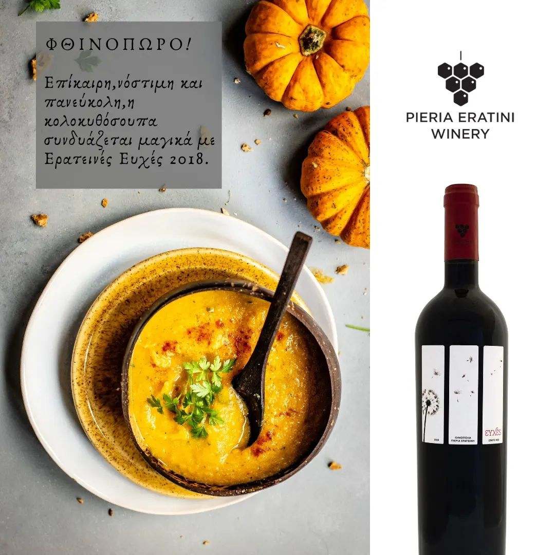 Trockenwein PIERIA ERATINI Evches Red aus Syrah und Xinomavro mit Holzfass Ausbau in eleganter Flasche