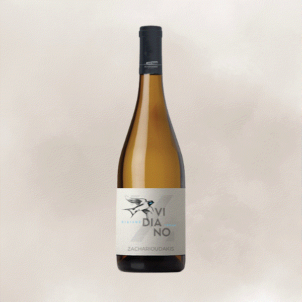 Zacharioudakis Vidiano Bio Weißwein aus Kreta mit Pfirsich- und Vanillenoten, biologischer Anbau, 2021 Jahrgang