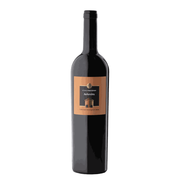 Flasche Tselepos Avlotopi Cabernet Sauvignon Einzellage Rotwein 2021 Arkadien Barrique Ausbau