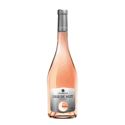 Flasche Tselepos Gris de Nuit Roséwein Moscofilero 2024 aus Arkadien mit elegantem Duft nach Himbeere und Kirsche