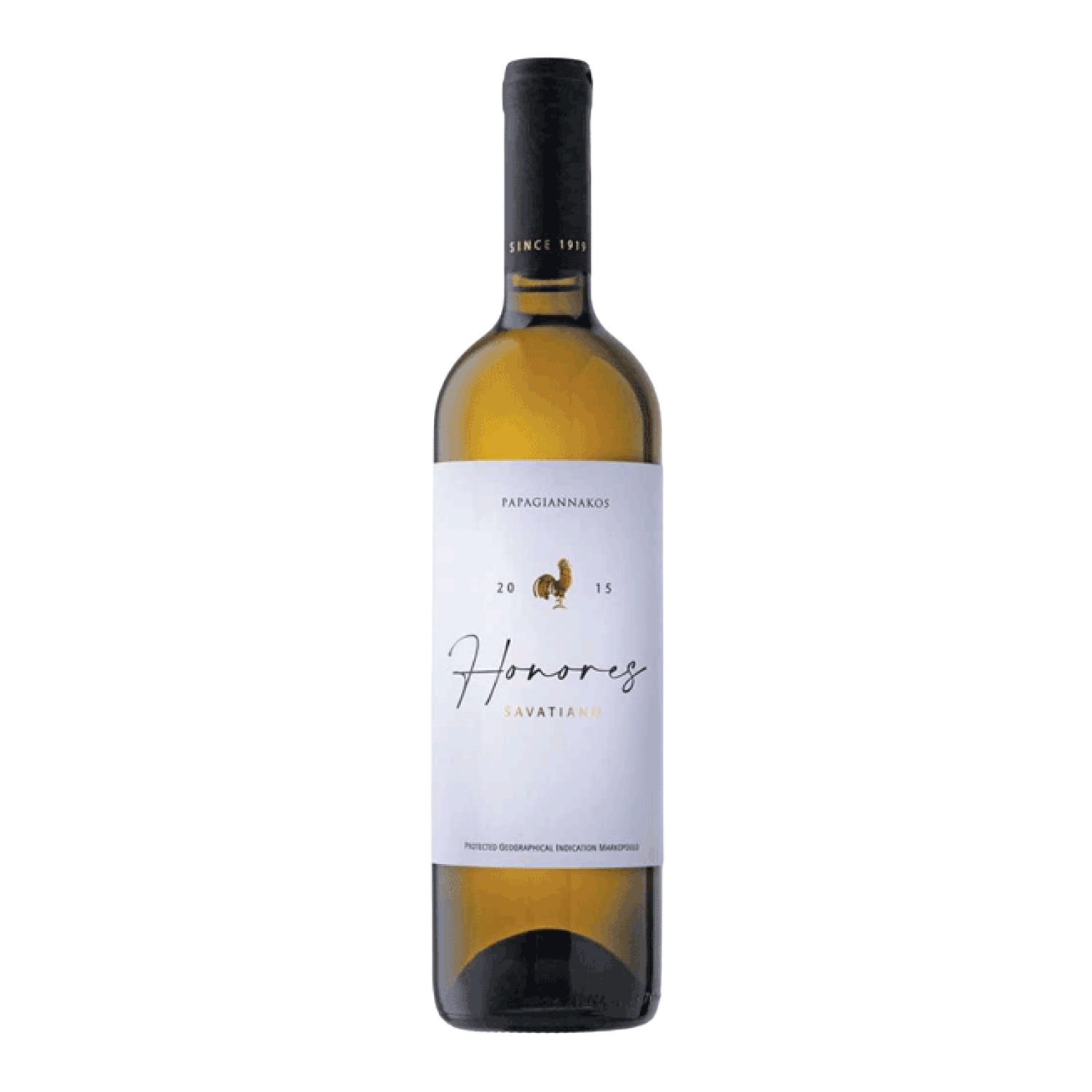 Papagiannakos Honores 2015 Savatiano Domaine Papagiannakos Savatiano-Wein goldgelb mineralisch