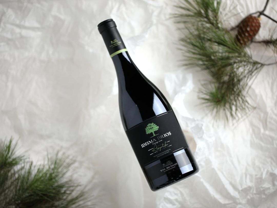 Idisma Drios Assyrtiko Weißwein 2023 aus Drama PGI, Barrique-Ausbau, aromatisch und harmonisch