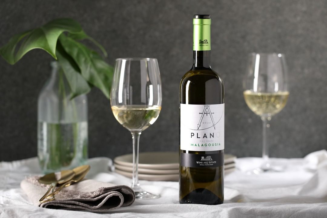 Weißwein aus Plano Malagousia | Weinkunst-Anwesen | Vineas –