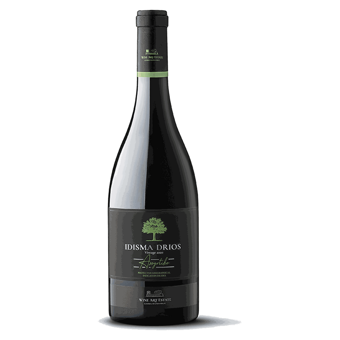 Idisma Drios Assyrtiko Weißwein 2023 Barrique Ausbau aus Drama PGI mit würzigem Bouquet und mineralischem Geschmack